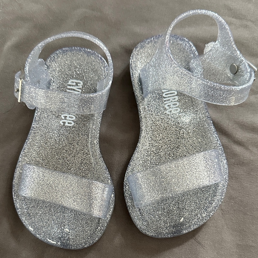 Gymboree Shimmering Silver Kids Sandals